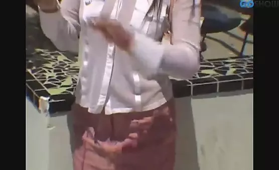 Attractive Asian Masturbates to Orgasm with Fingers and Dildo