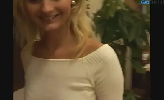 Blonde Gets Fucked while Giving a Sensational Blowjob