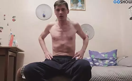 Guys Ass Gets Fucked With a Monster Dildo