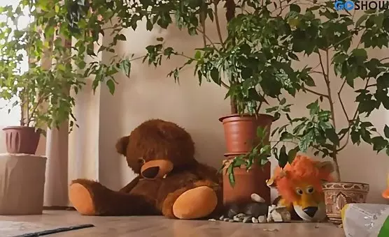 Naughty Crossdresser Strokes Fleshly Delight with Tan Stockings